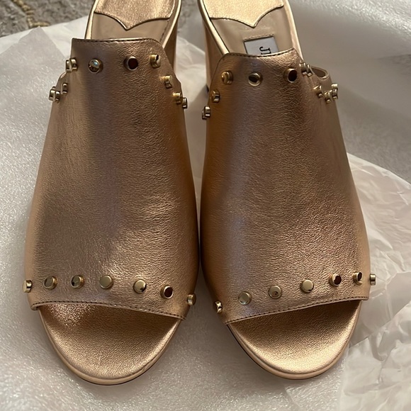 Jimmy Choo women shoes new color tea/rose/gold size 7,5 B. - Picture 6 of 6